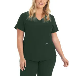Forward LT100 Women's 3 Pocket V Neck Scrub Top Mountain View