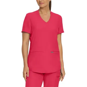Forward LT100 Women's 3 Pocket V Neck Scrub Top Tea Berry