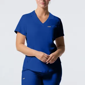 Forward LT101 Women's 2 Pocket V Neck Scrub Top Galaxy