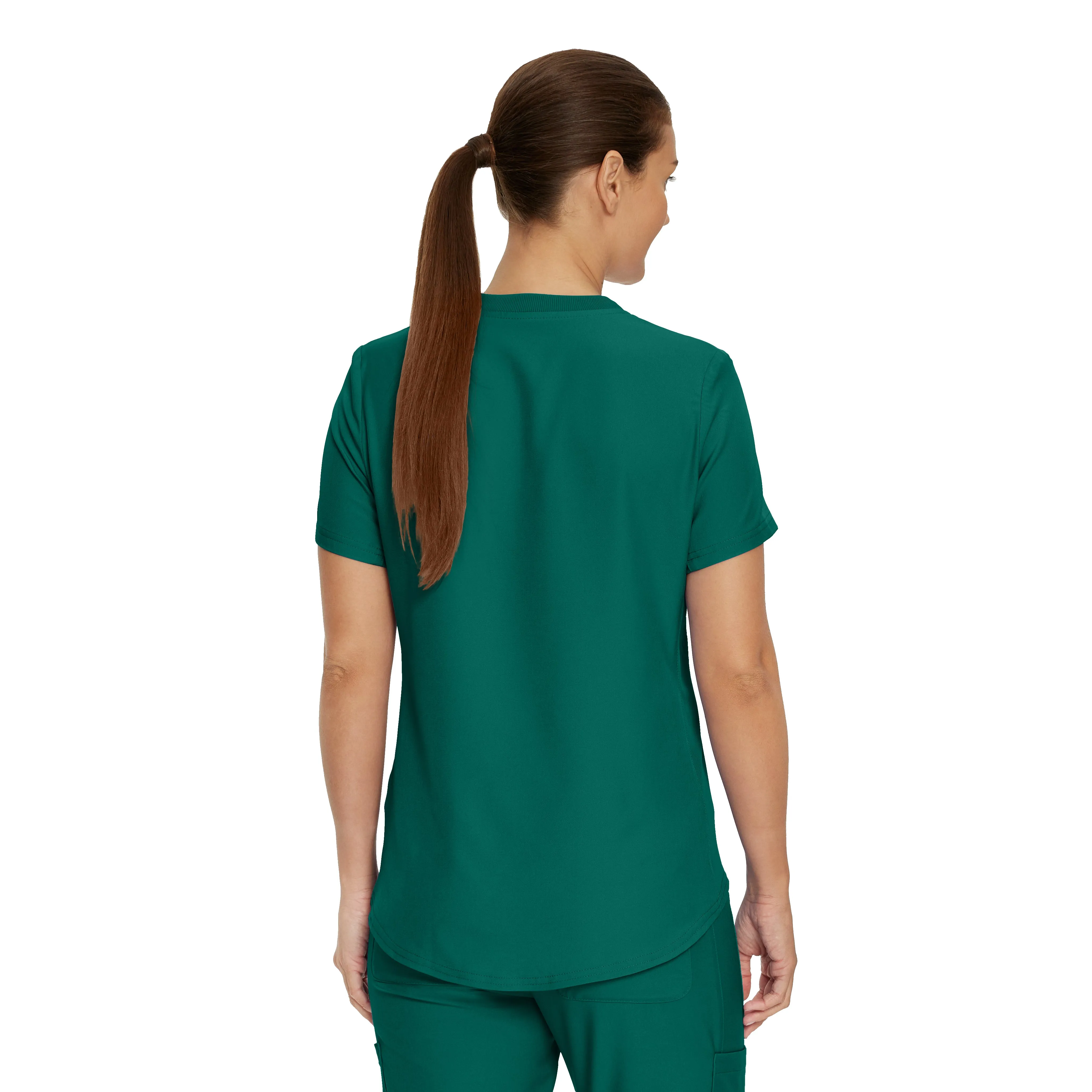 Forward LT101 Women's 2 Pocket V Neck Scrub Top Hunter