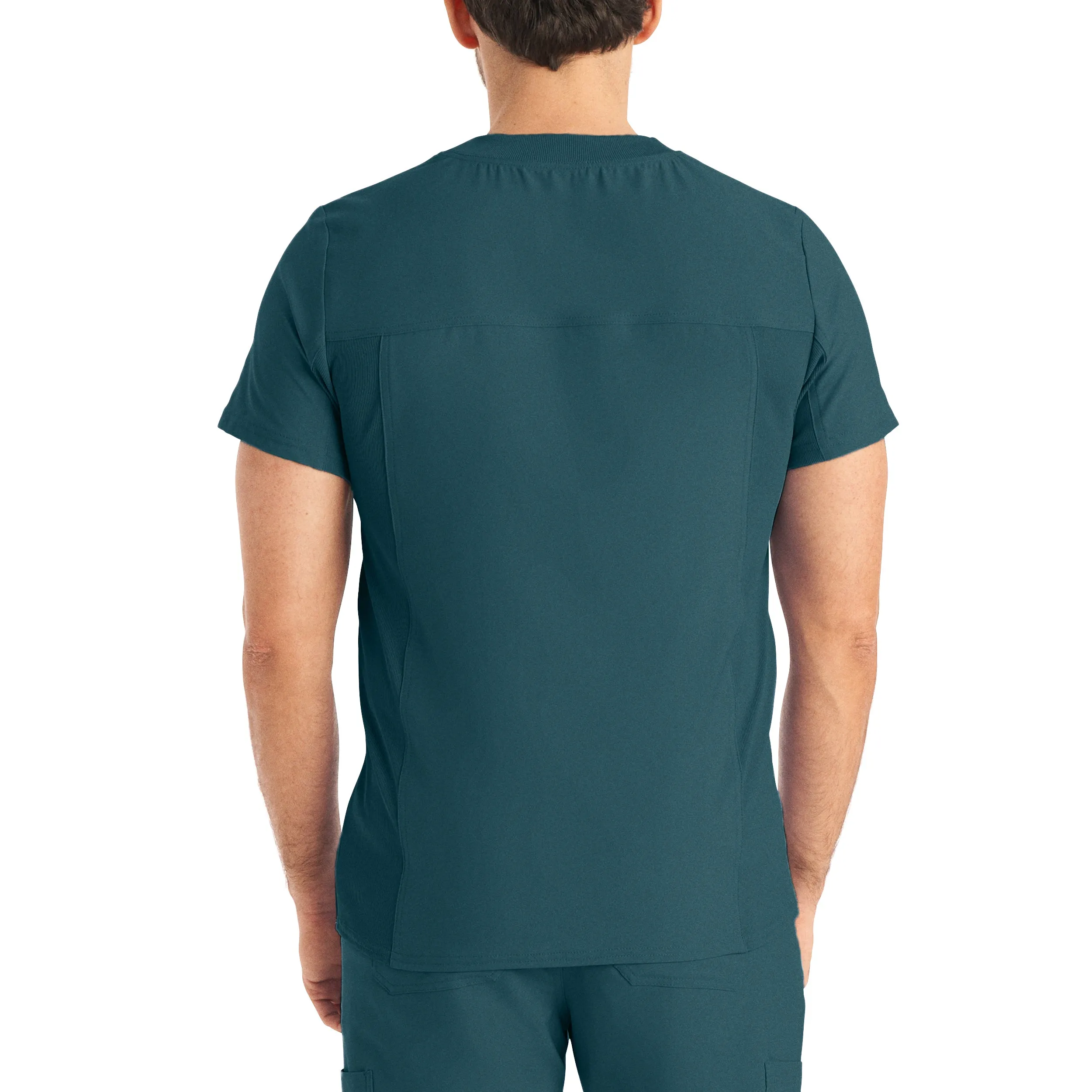 Forward LT110 Men's 4 Pocket V Neck Scrub Top Caribbean