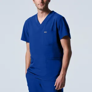 Forward LT110 Men's 4 Pocket V Neck Scrub Top Galaxy