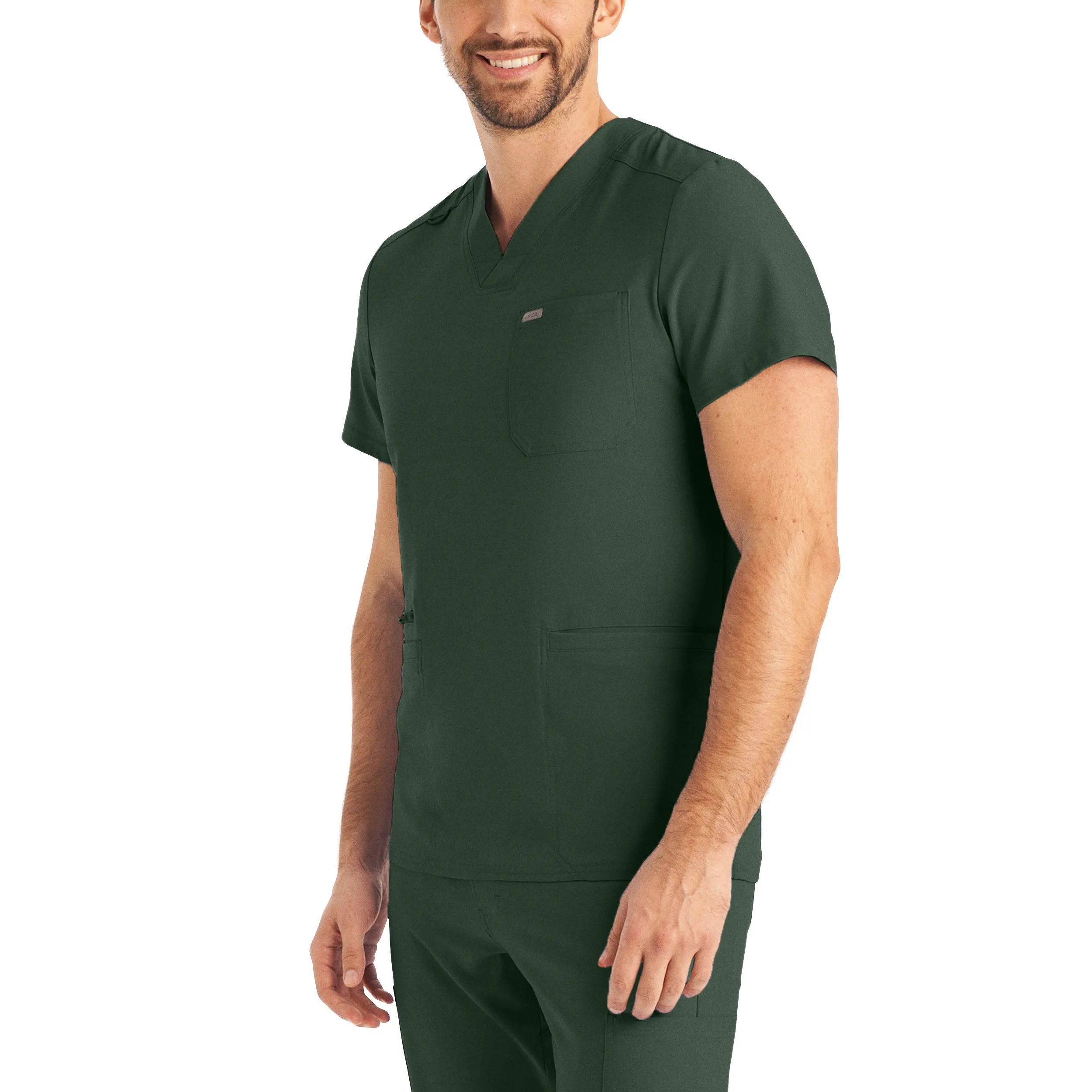 Forward LT110 Men's 4 Pocket V Neck Scrub Top Mountain View
