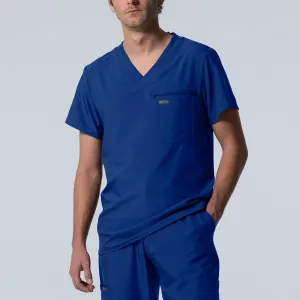 Forward LT111 Men's 2 Pocket V Neck Scrub Top Galaxy