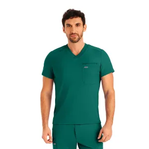 Forward LT111 Men's 2 Pocket V Neck Scrub Top Hunter