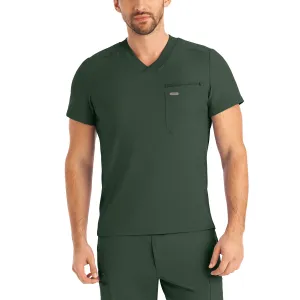 Forward LT111 Men's 2 Pocket V Neck Scrub Top Mountain View