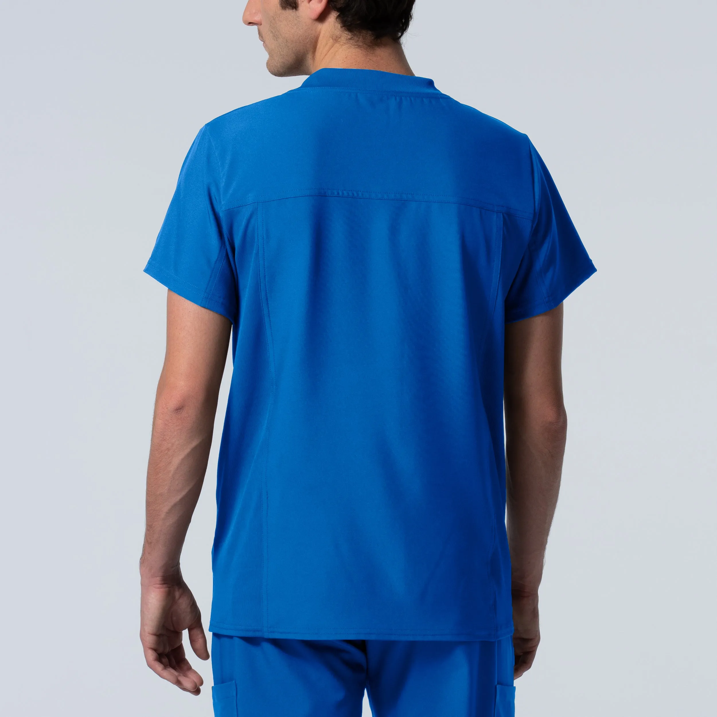 Forward LT111 Men's 2 Pocket V Neck Scrub Top Royal