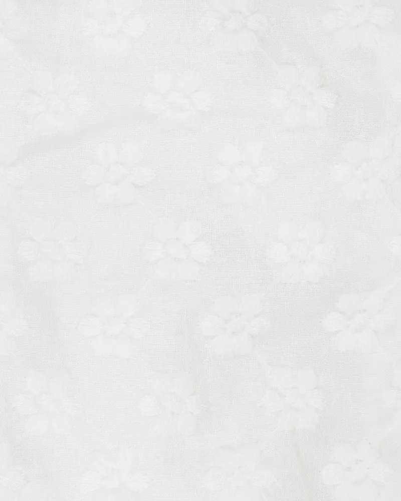 FOX & FINCH WHITE BUDGIE BRODERIE DRESS