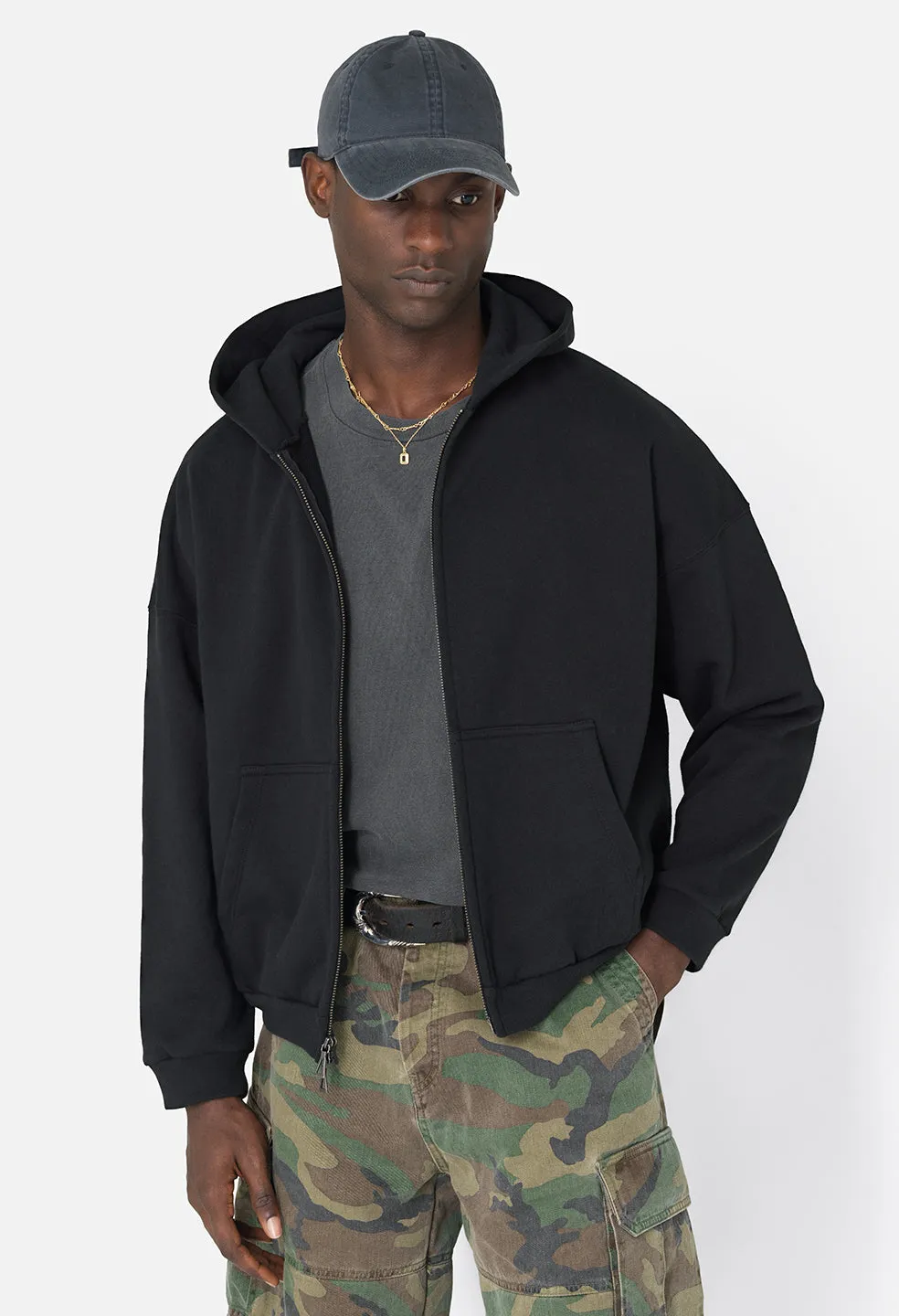 Frances Full Zip / Black
