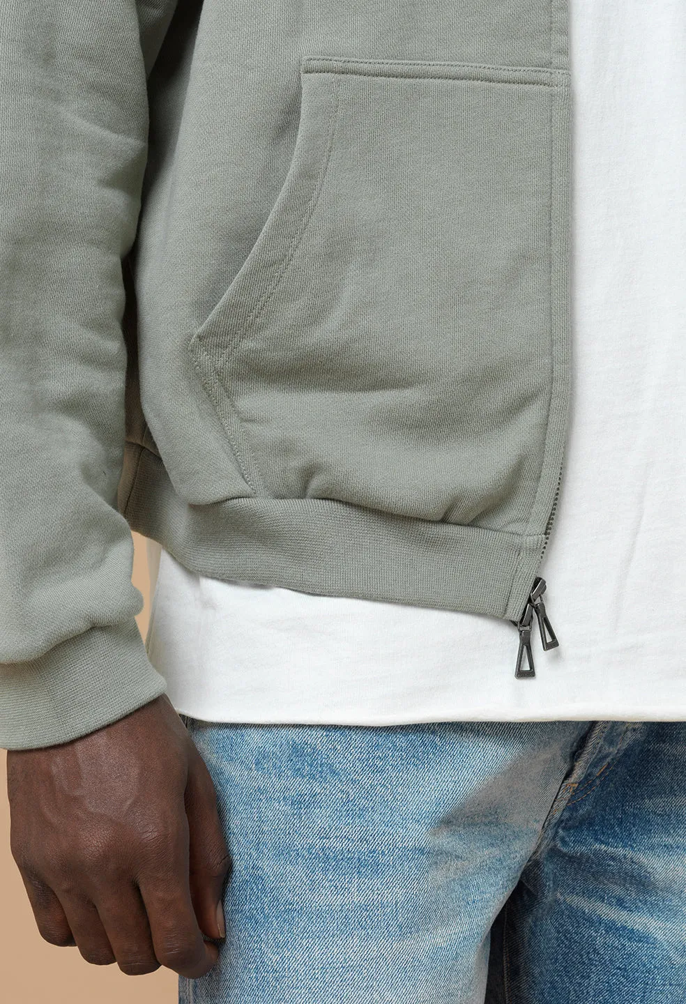 Frances Full Zip / Sage