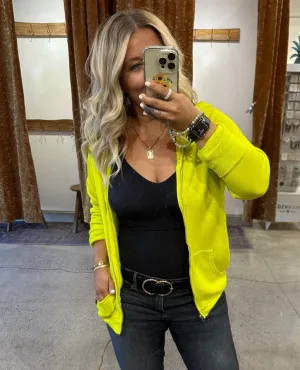 Free City Superfluff Lux Hoodie Glow Yellow