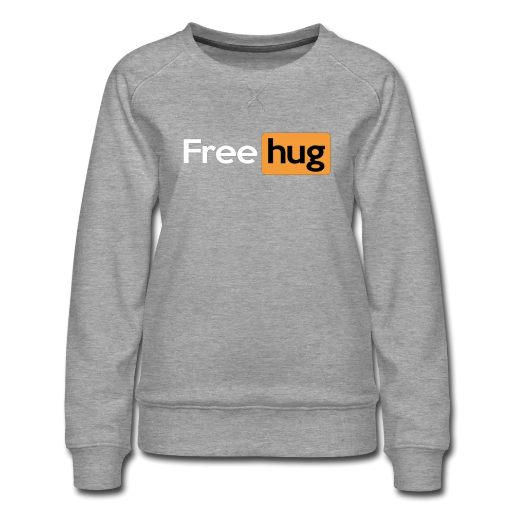 Free Hug Pornhub Women's Premium Crewneck Sweatshirt