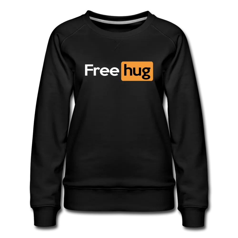 Free Hug Pornhub Women's Premium Crewneck Sweatshirt