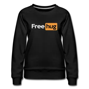Free Hug Pornhub Women's Premium Crewneck Sweatshirt