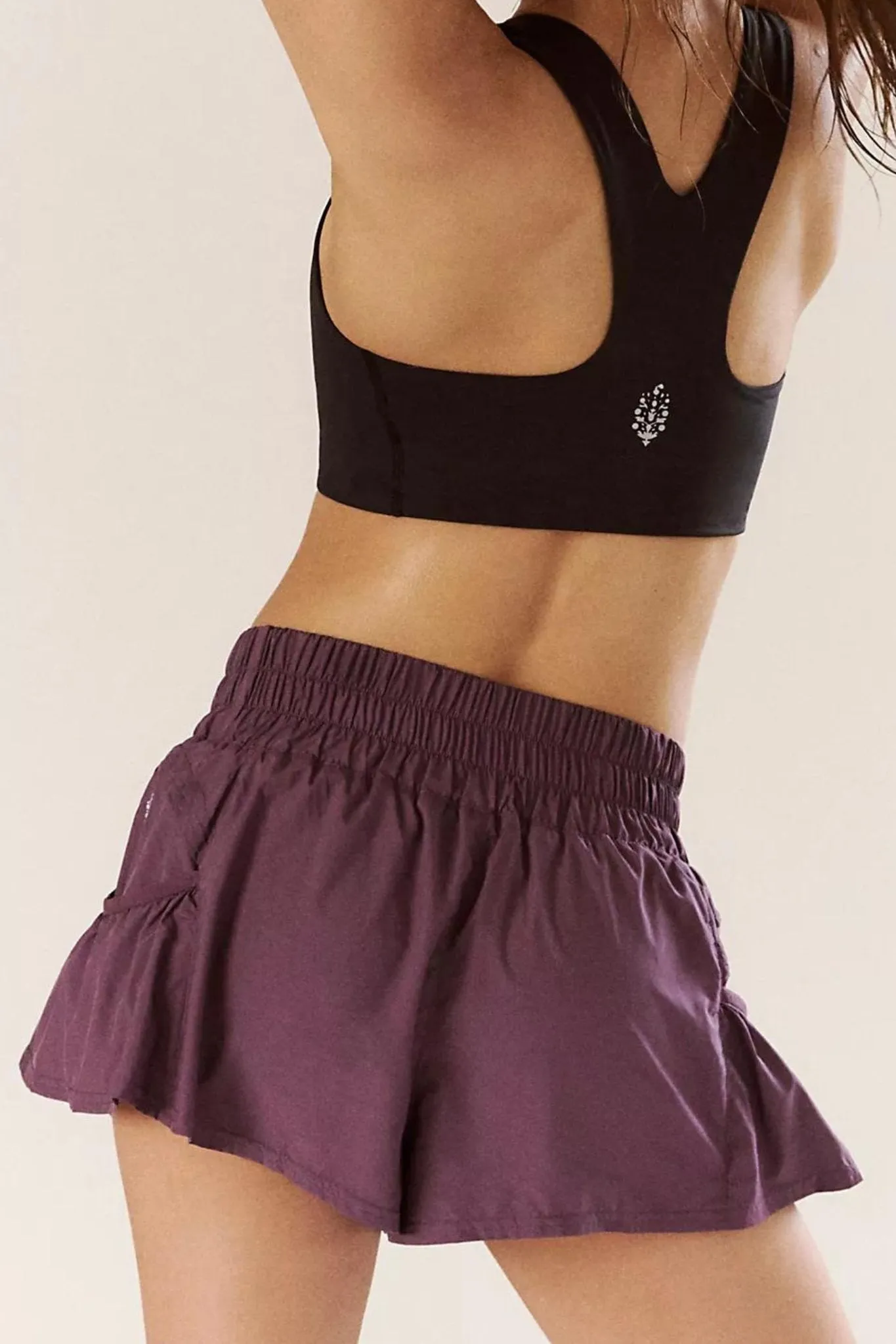 Free People: Get Your Flirt On Short in Black Tea