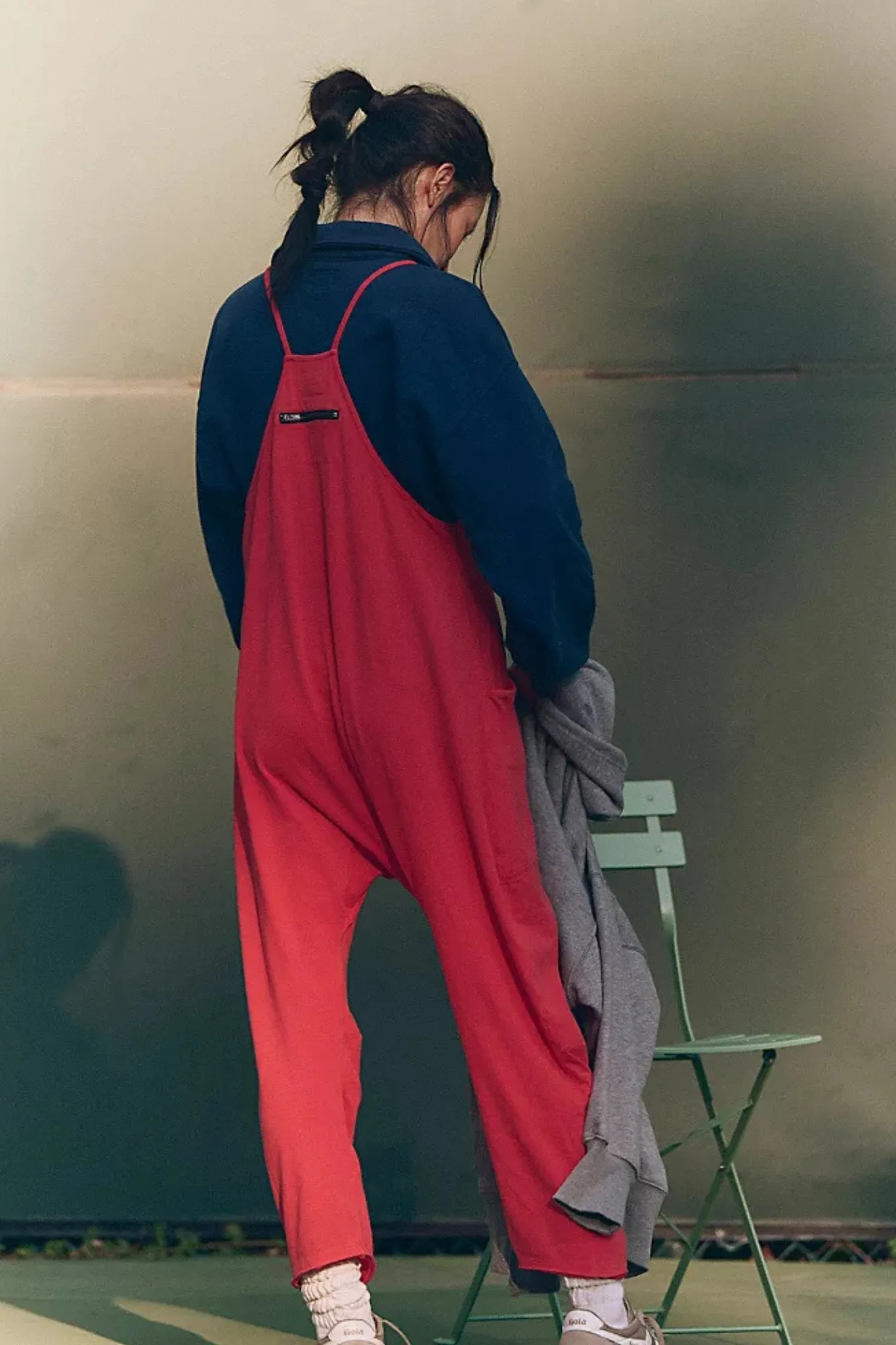 Free People: Hot Shot Onesie in Winterberry