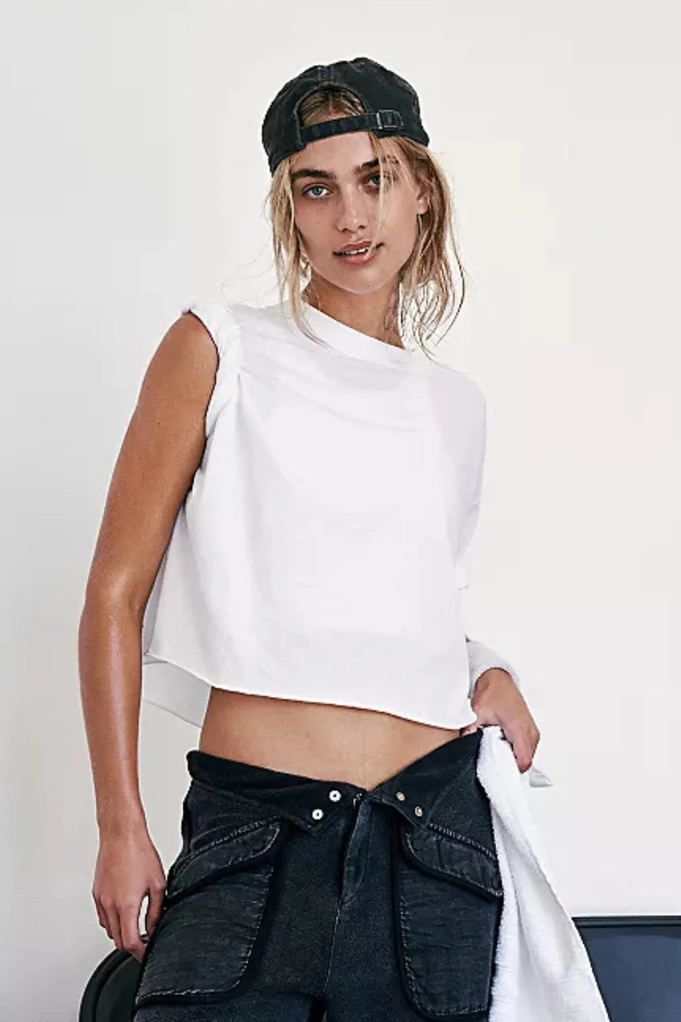 Free People: Inspire Tee in White