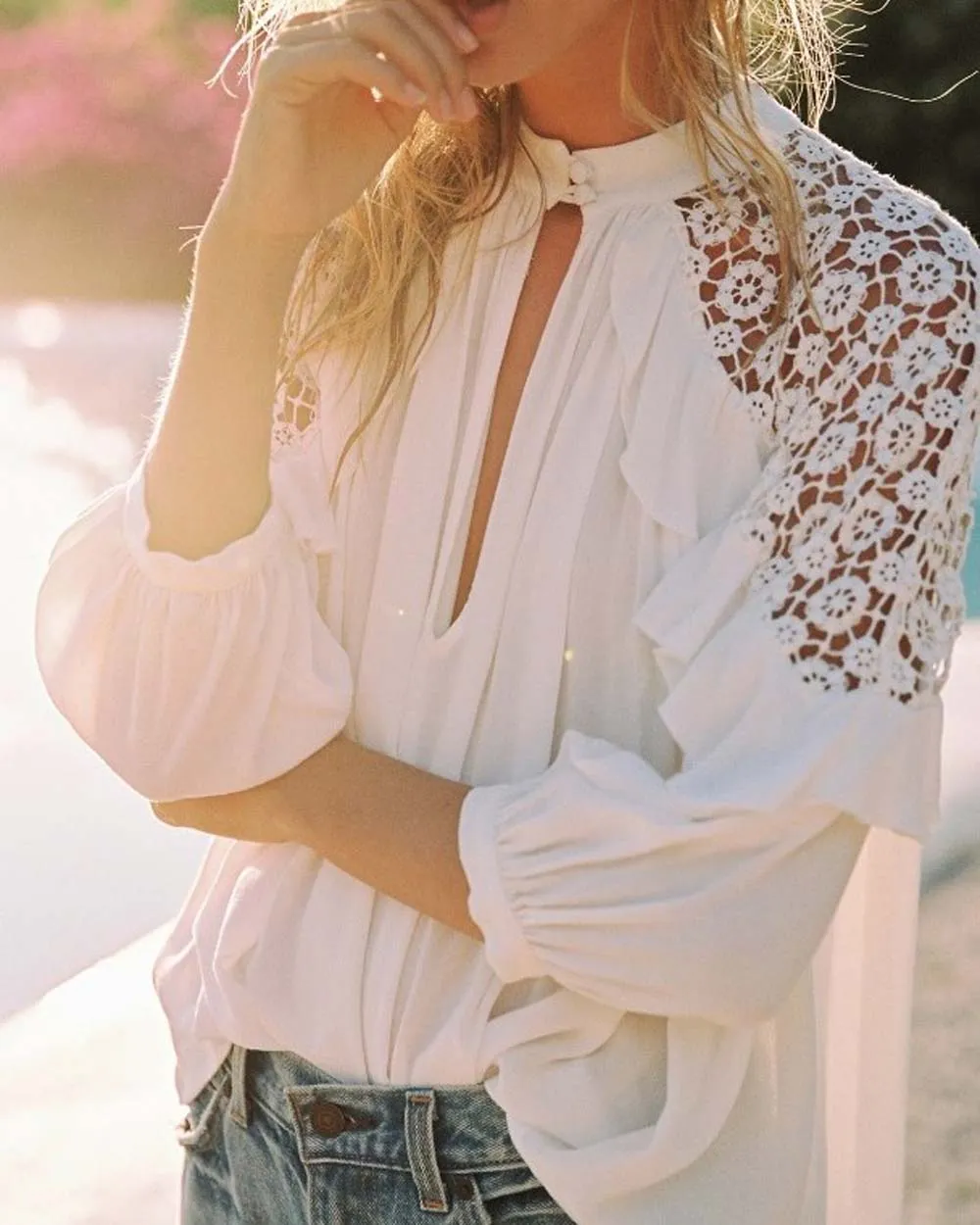 Free People Little Bit Of Love Top