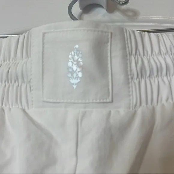 Free People Movement Athletic Gym Shorts White Large