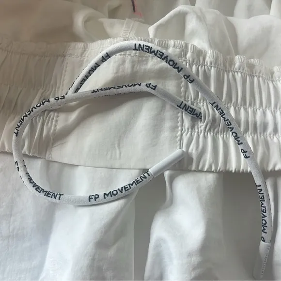 Free People Movement Athletic Gym Shorts White Large