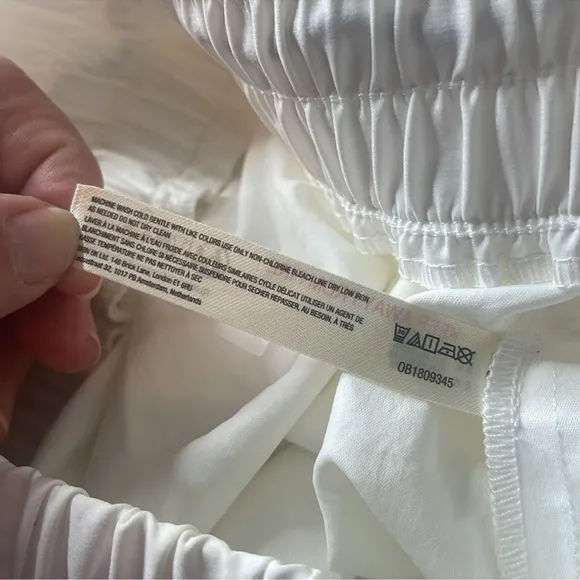 Free People Movement Athletic Gym Shorts White Large