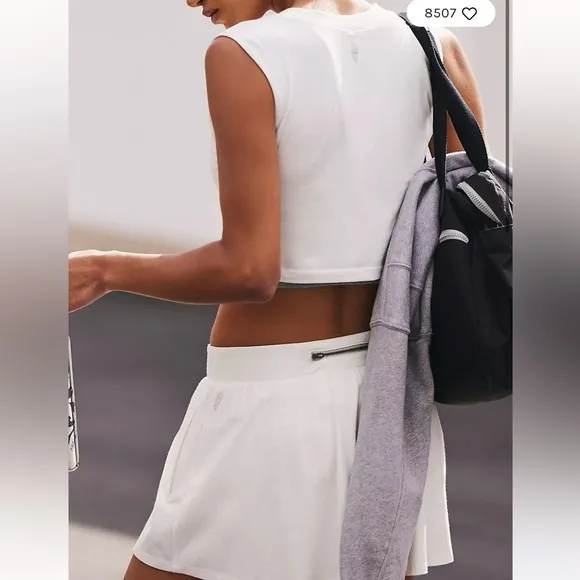 Free People White Hot Shot Skort Set XL