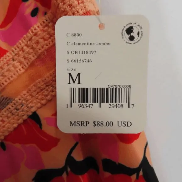 Free People Movement Pleats And Thank You Clementine Combo Printed Skort Medium