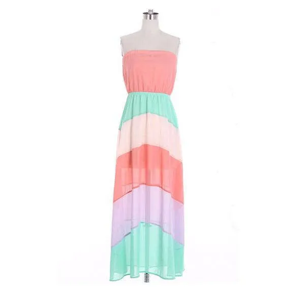 Fun and Lined Maxi Dress