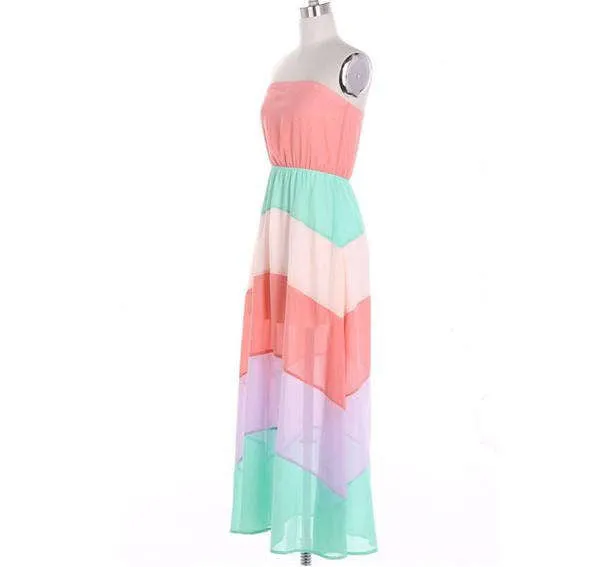 Fun and Lined Maxi Dress