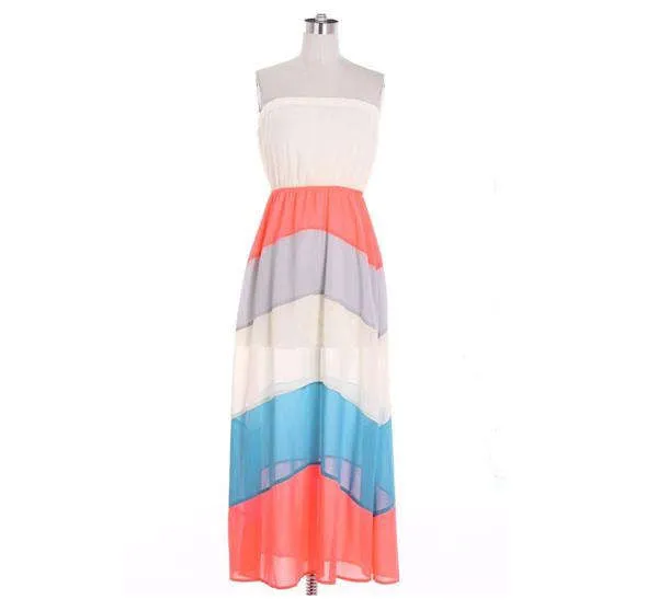 Fun and Lined Maxi Dress