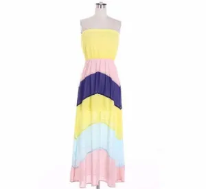 Fun and Lined Maxi Dress