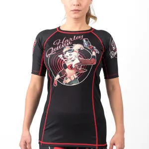Fusion Fight Gear Bombshells Harley Quinn Ladies Rash Guard