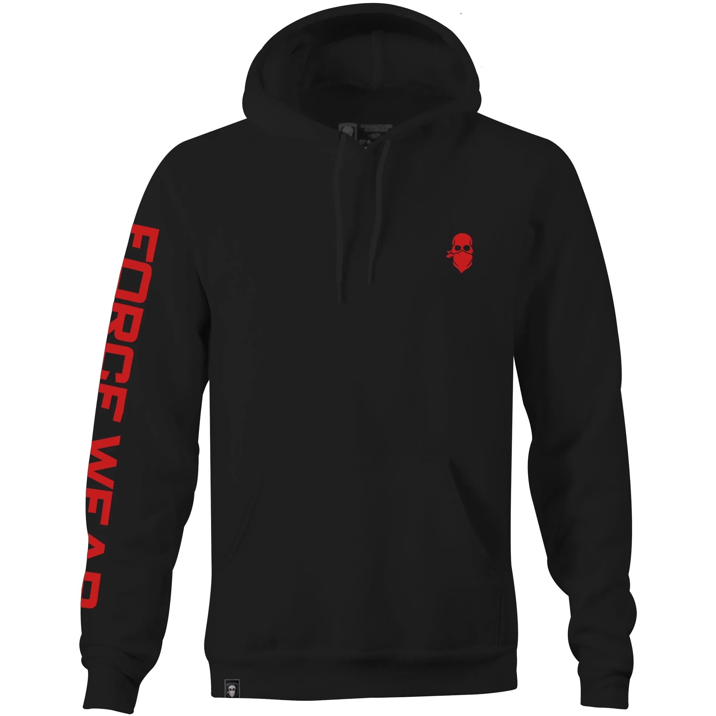 FW ICON HOODIE RED ON BLK