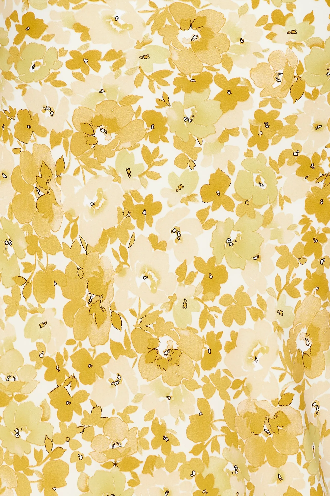 Garden Oasis Maxi Dress Yellow