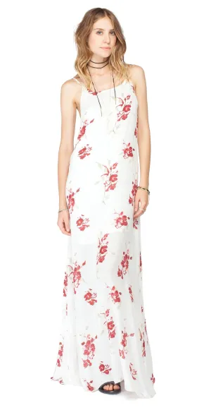 Gentle Fawn Camellia Dress | Romantic Floral Print