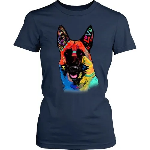 German Shepherd Love Colorful - FREE Shipping!
