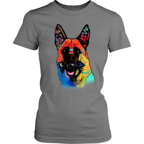 German Shepherd Love Colorful - FREE Shipping!