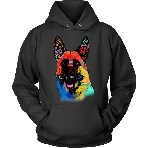 German Shepherd Love Colorful - FREE Shipping!