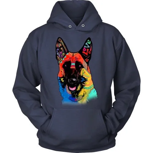 German Shepherd Love Colorful - FREE Shipping!