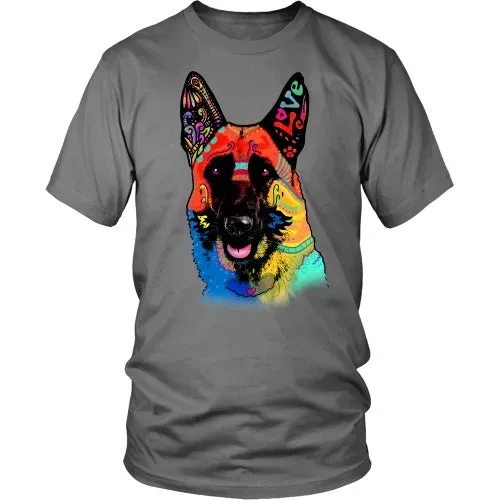German Shepherd Love Colorful - FREE Shipping!