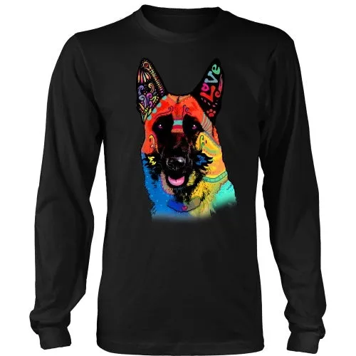 German Shepherd Love Colorful - FREE Shipping!