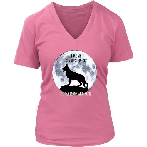 German Shepherd Love to the Moon - FREE Shipping!