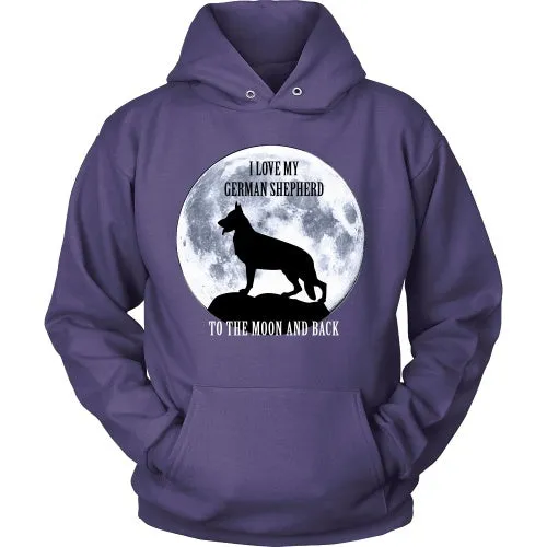 German Shepherd Love to the Moon - FREE Shipping!