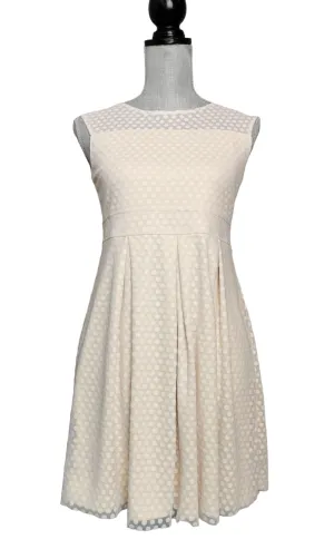 GIRL SIZE 16 YEARS - PIPPA & JULIE, Cream Polkadot Dress EUC B42