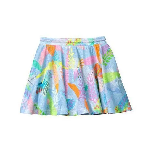 Girls Blue Tauto Jersey Skirt
