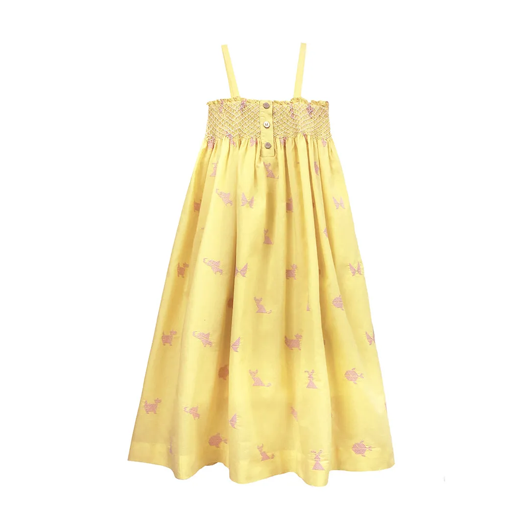 Girls Meera Dress- Yarrow