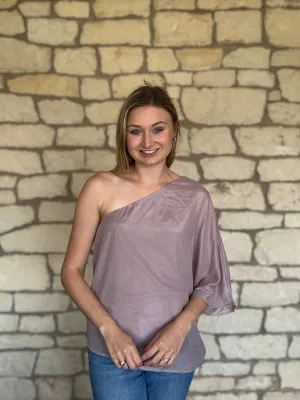 Girls Night Out Top- Mauve