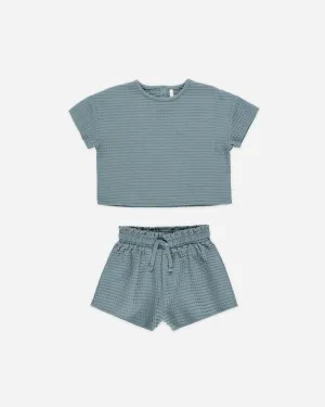 Girls Waffle Set || Ocean