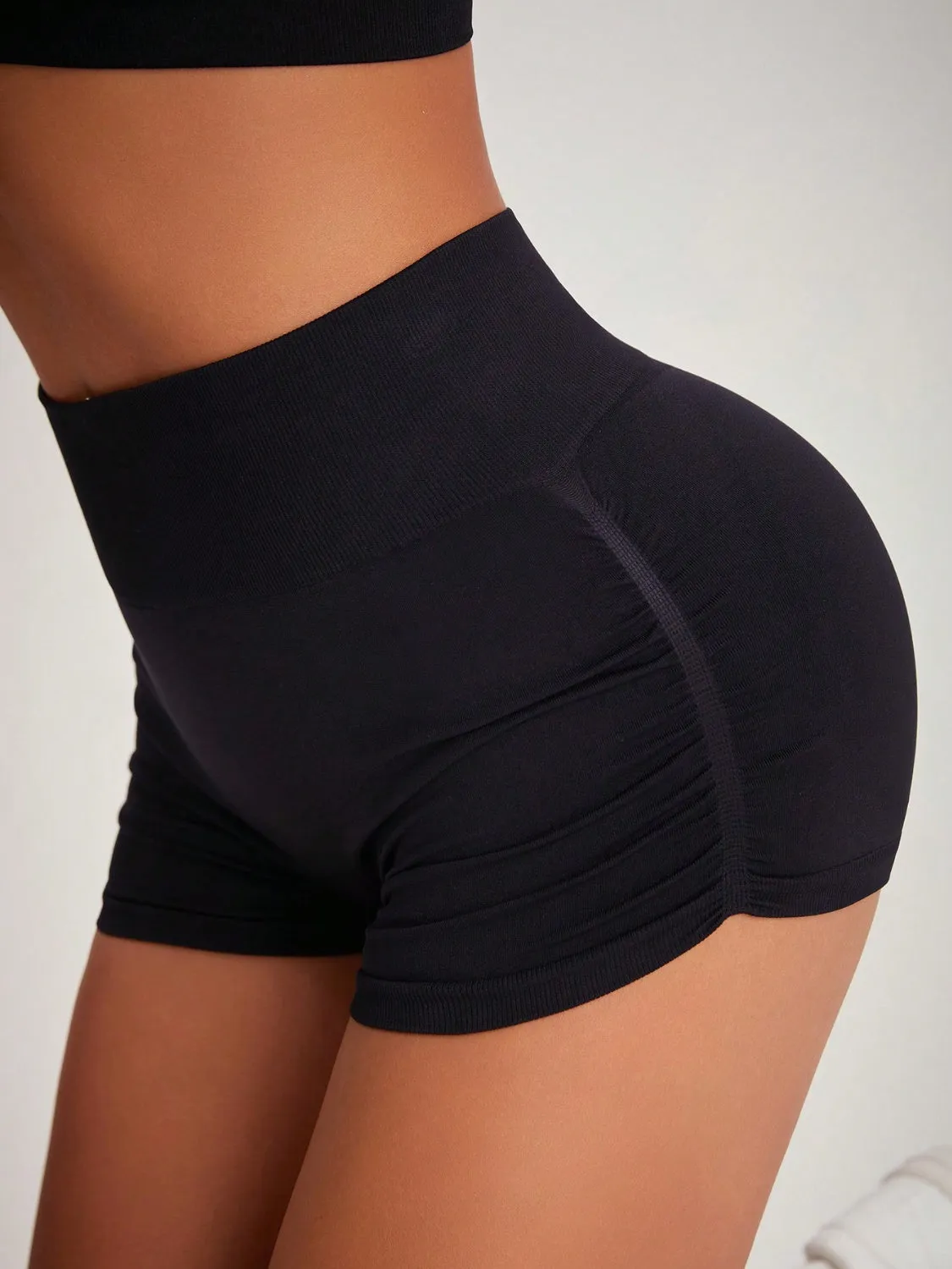 Glow Motion High Waist Active Shorts