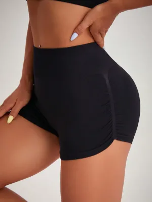 Glow Motion High Waist Active Shorts